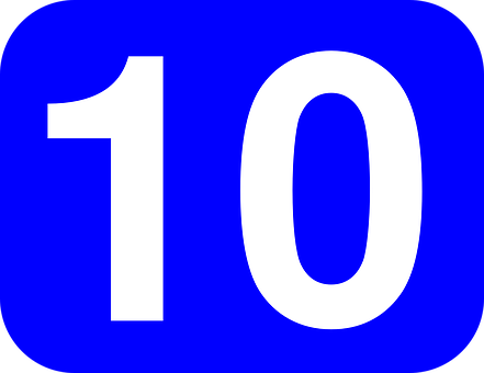 Number 10 Icon