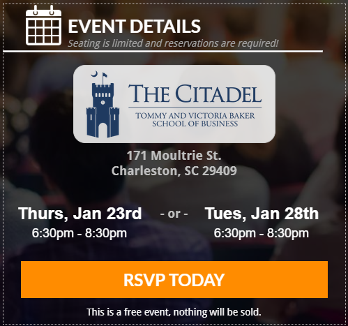 Financial Advisement Course Citadel Charleston SC